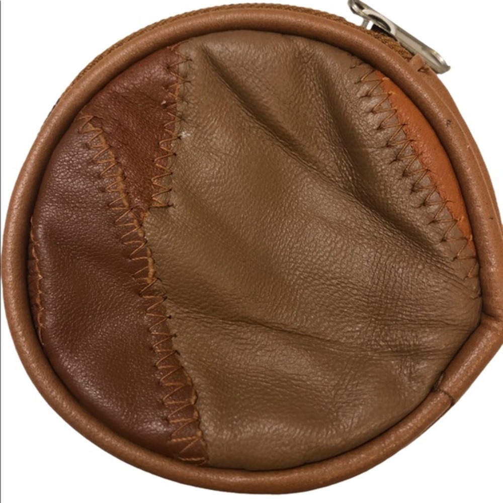 ⚜️VINTAGE LEATHER SMALL COIN PURSE LINING 100% POLYESTER.